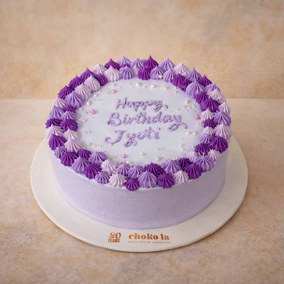 Lavender Theme Cake