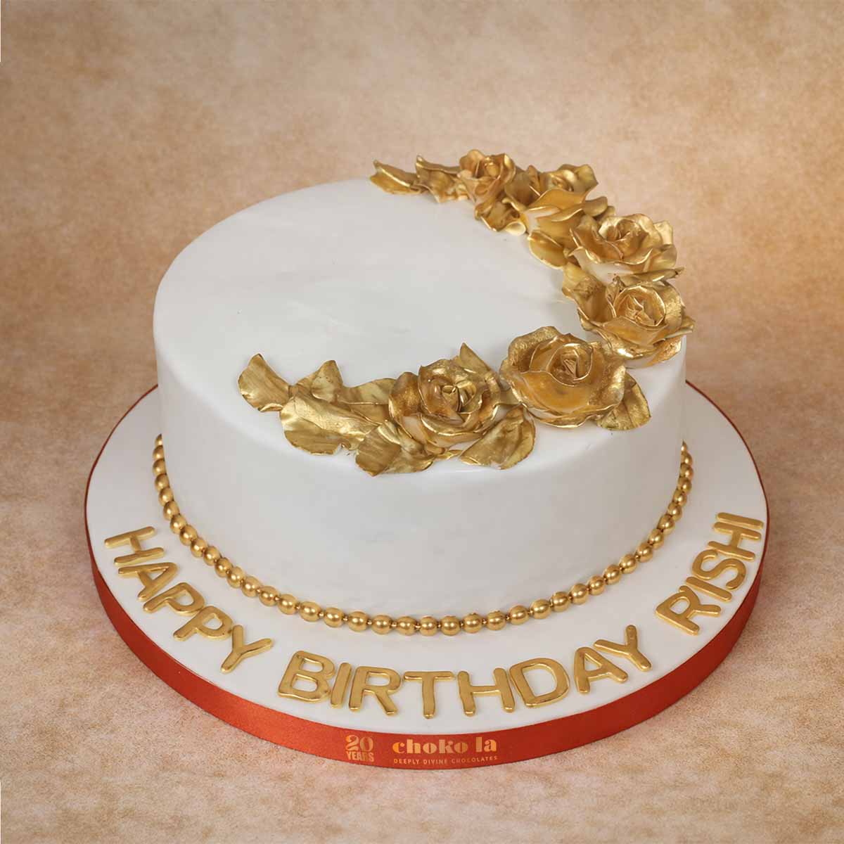 Golden Rose Luxe Cake