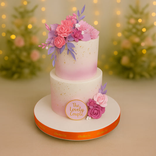 Pink Petals Cake