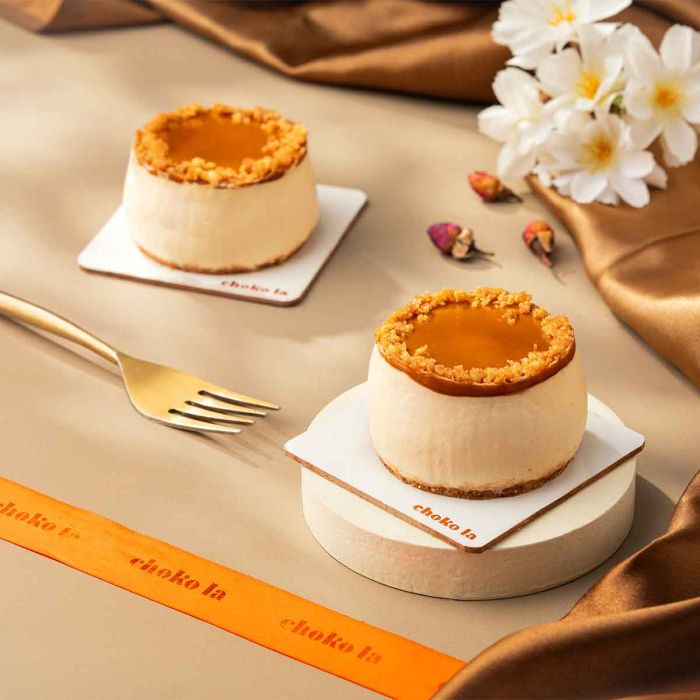 Eggless Biscoff Cheesecake Pastry