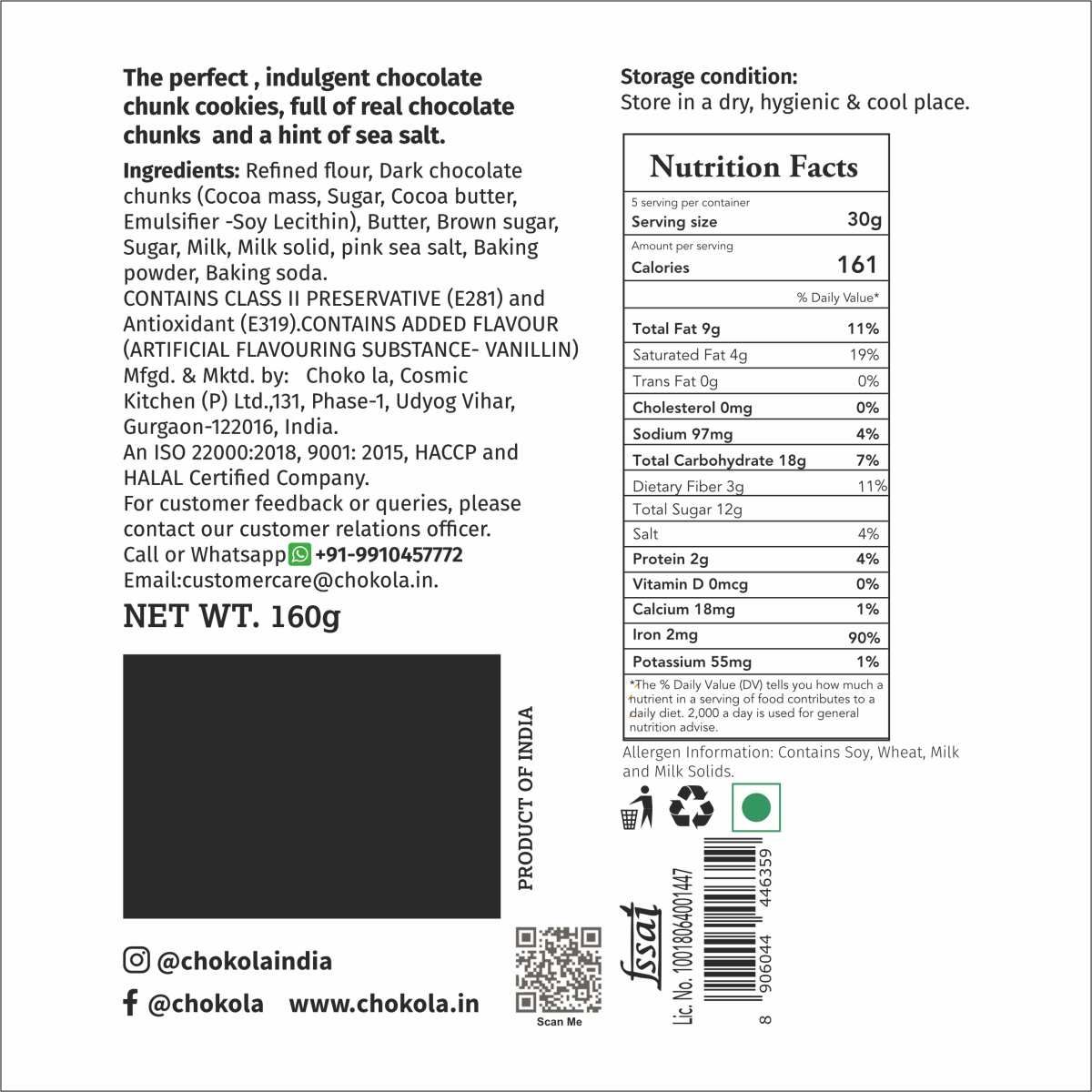 Chocolate Chunk Sea Salt Cookies