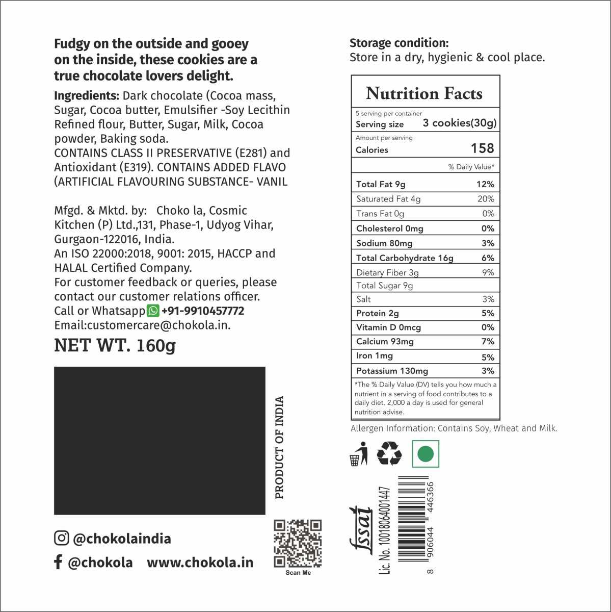 Chocolate Fudge Cookies