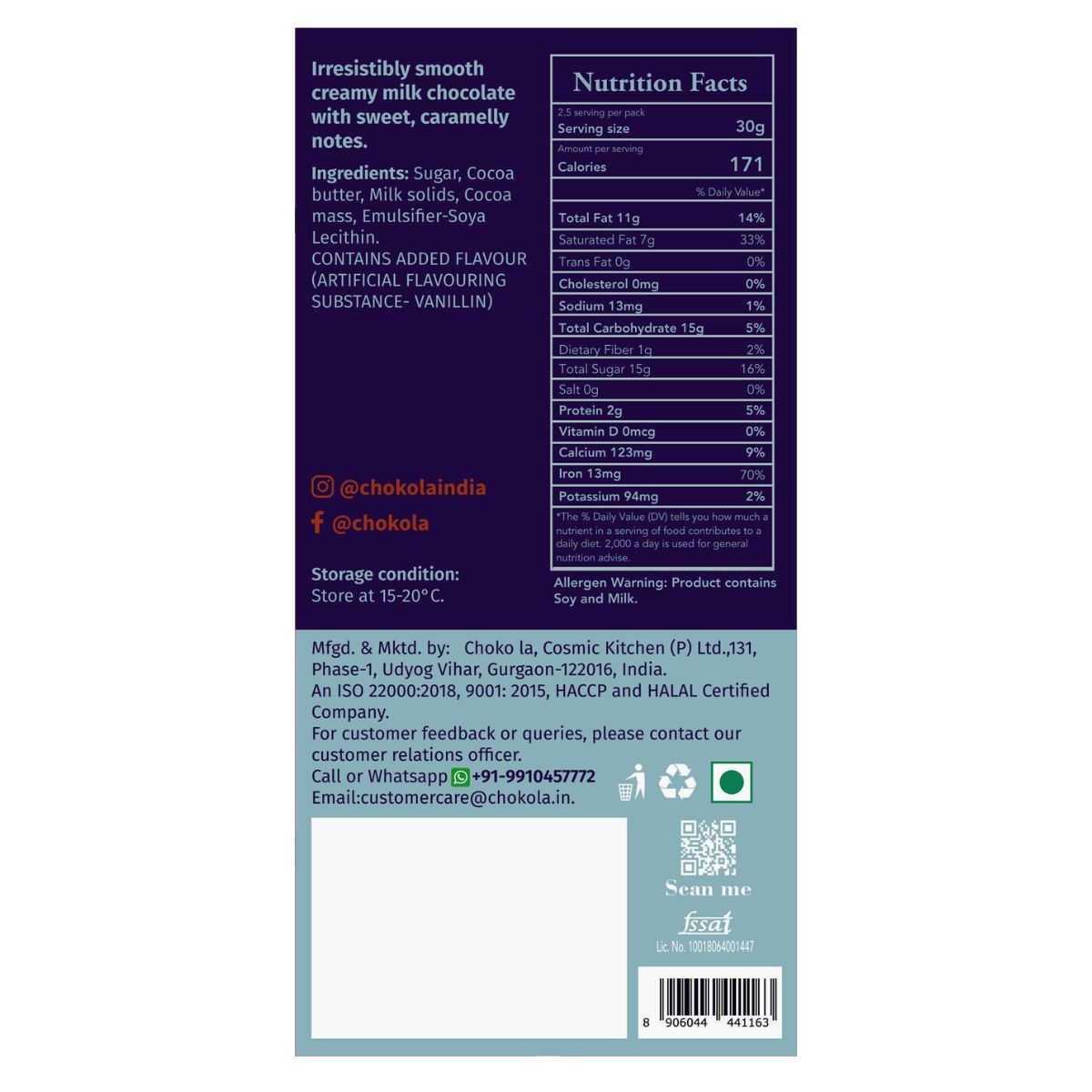 Classic Smooth 35% Milk Chocolate Bar