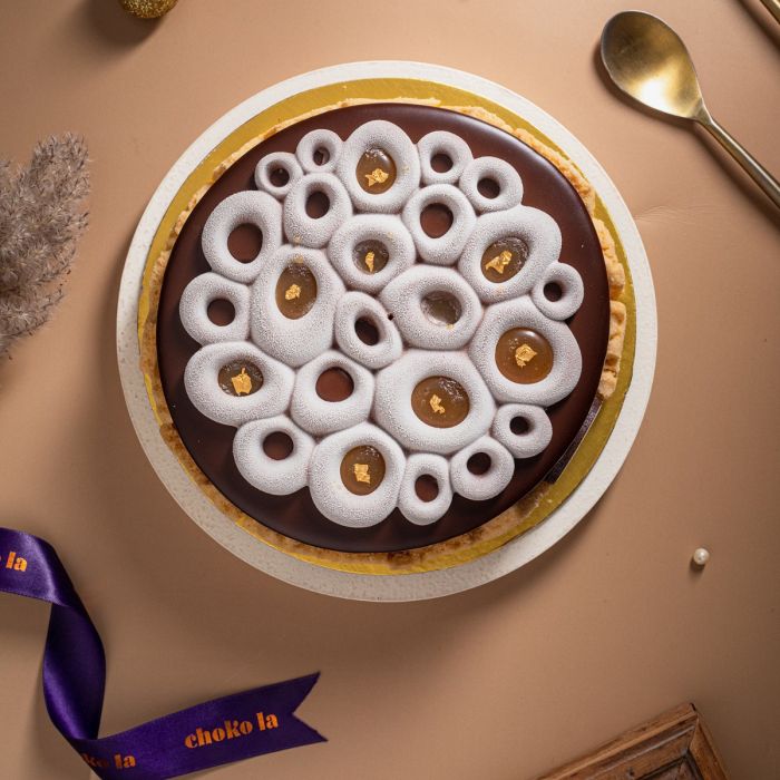 Eggless Chocolate Butterscotch Cake 700 Gms