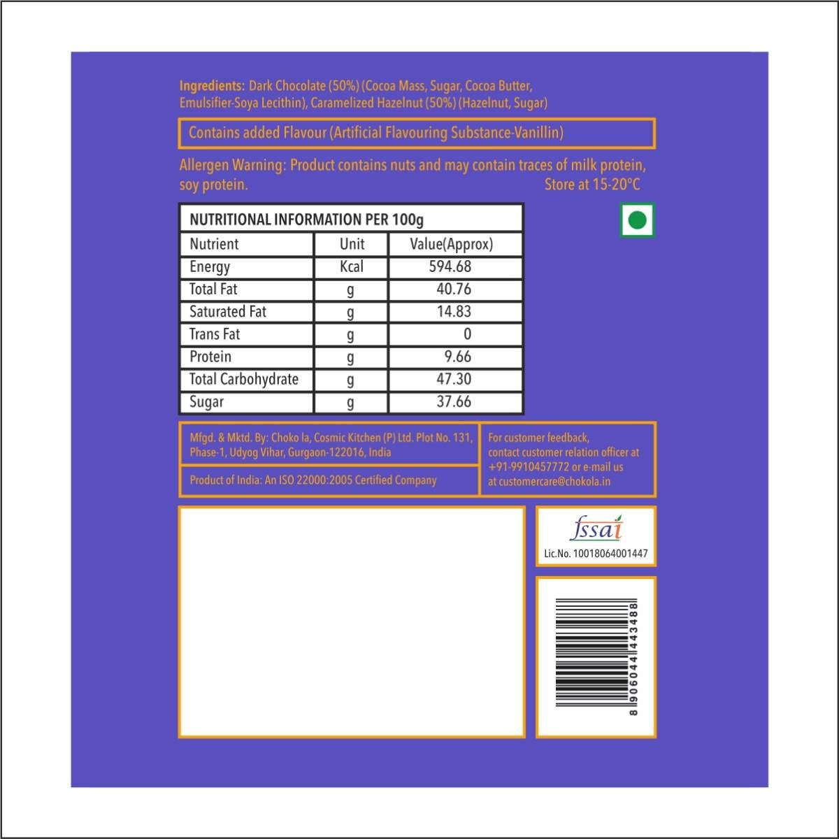Hazelnut Marbles Chocolate