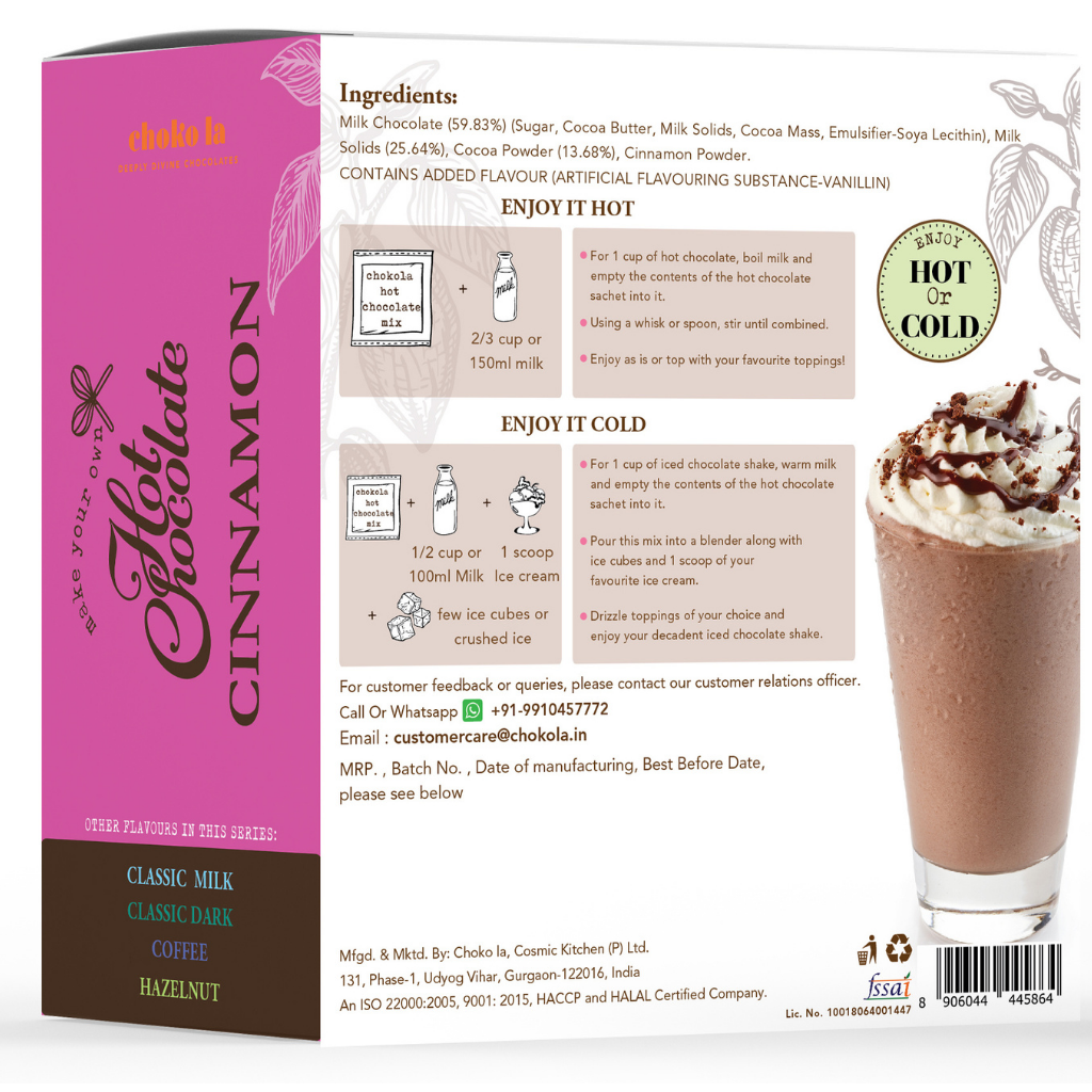 Hot Chocolate Cinnamon Drink