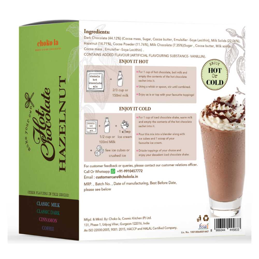 Hot Chocolate - Hazelnut