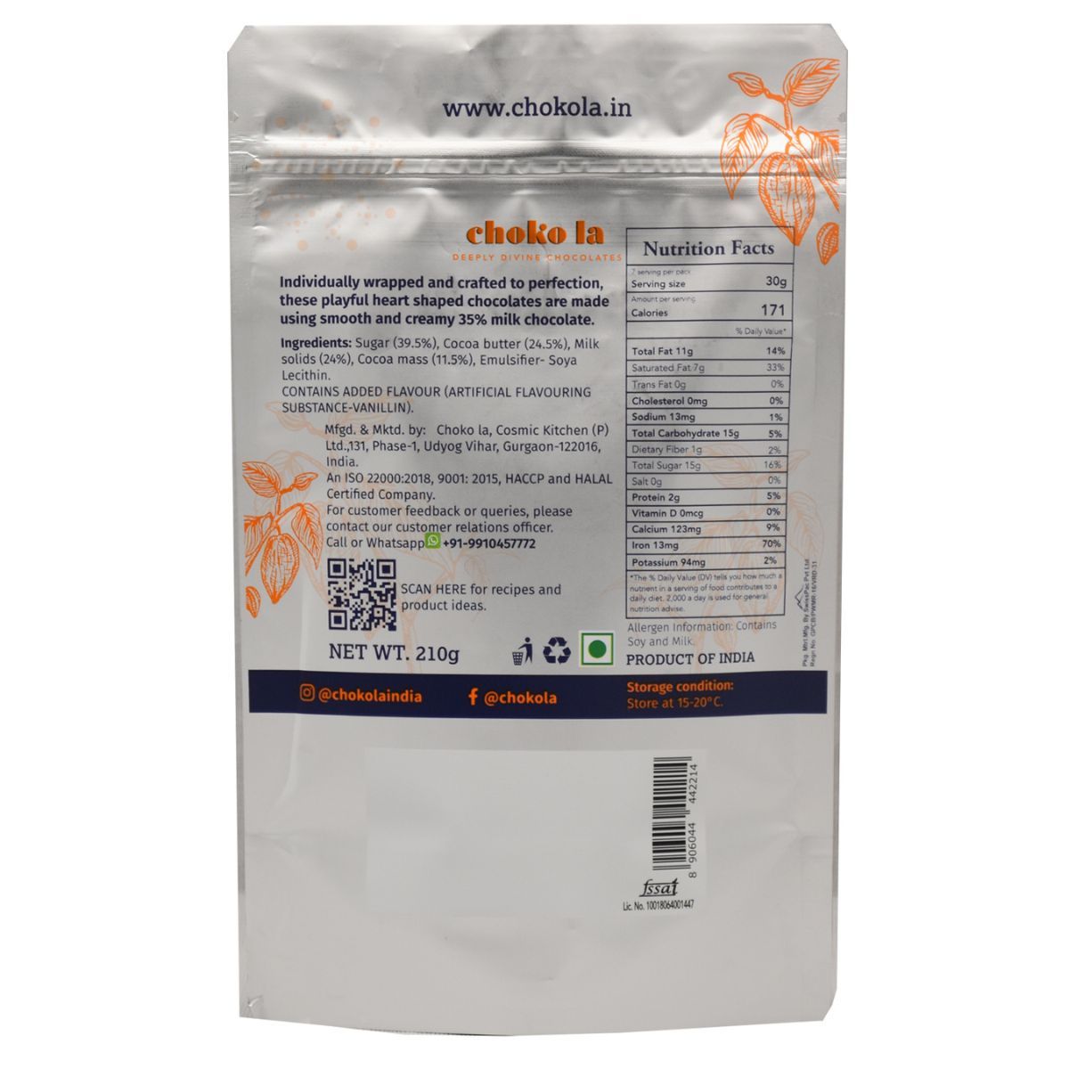 Milk Chocolates Heart