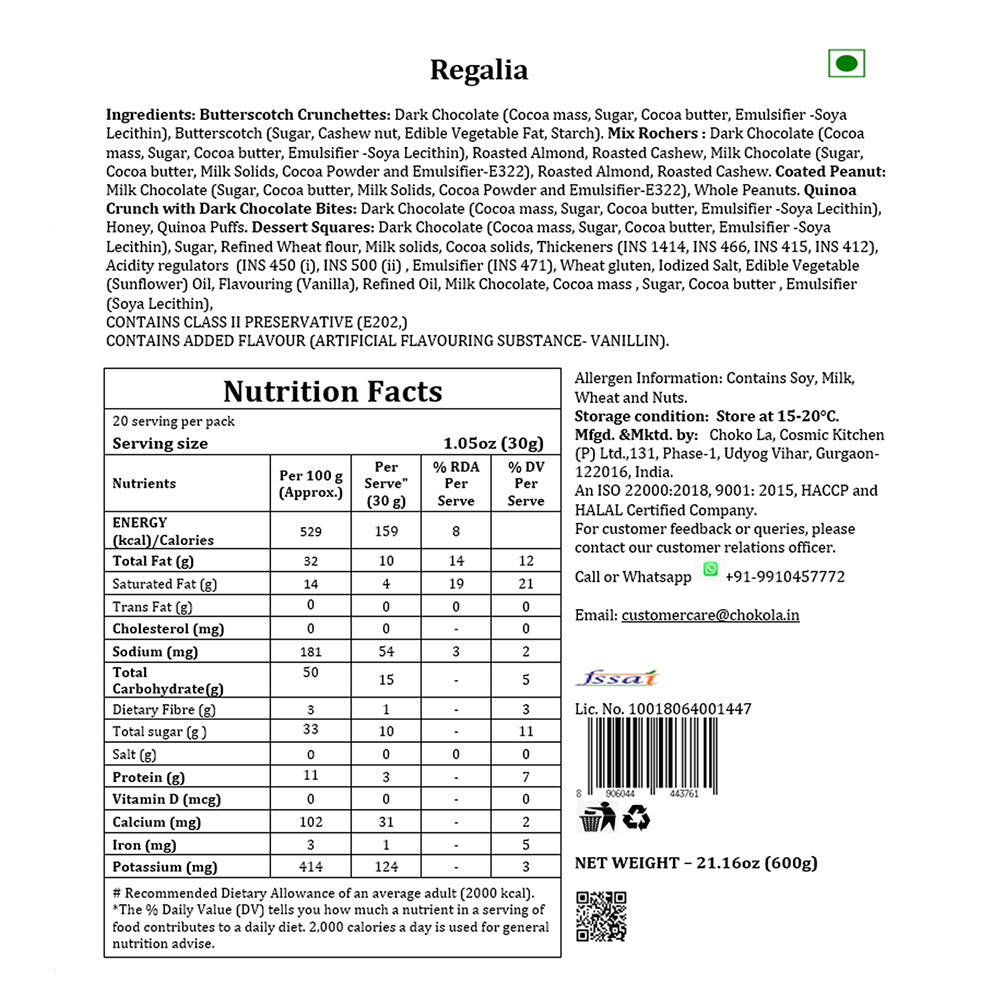 Regalia Chocolate Hamper