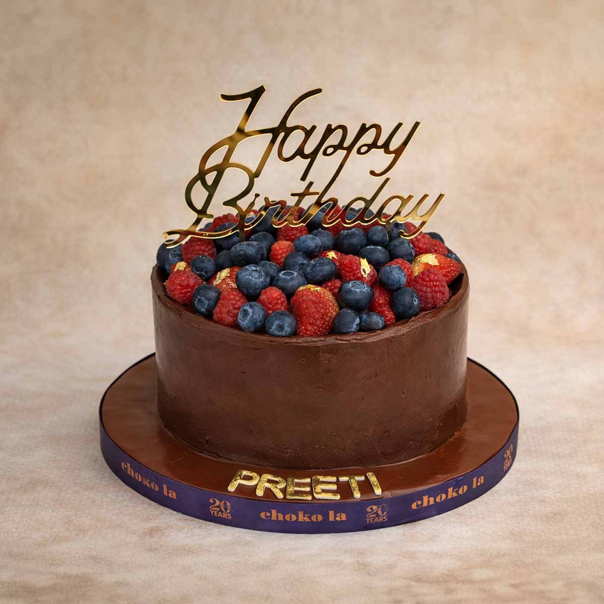 Royal Berry Chocolate Theme Designer Cake