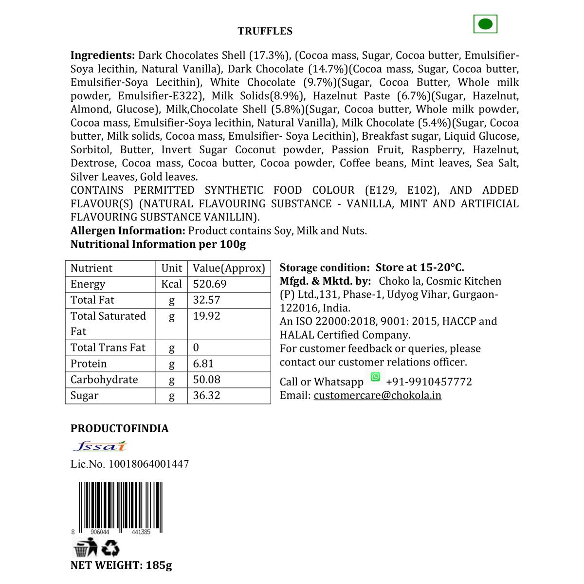 Signature Truffle Chocolate Hamper