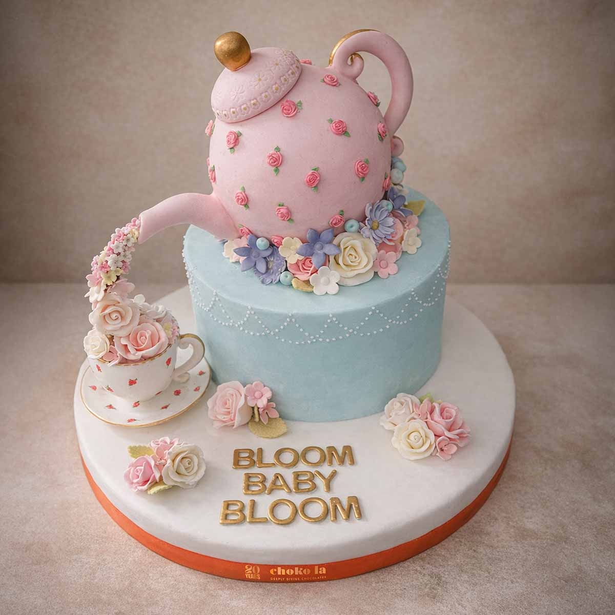 Teapot Theme Designer Cake