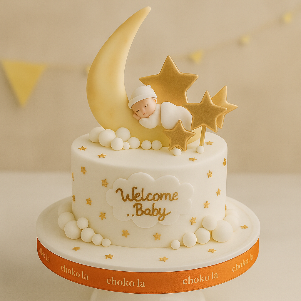 Welcome Baby Theme Designer Cake