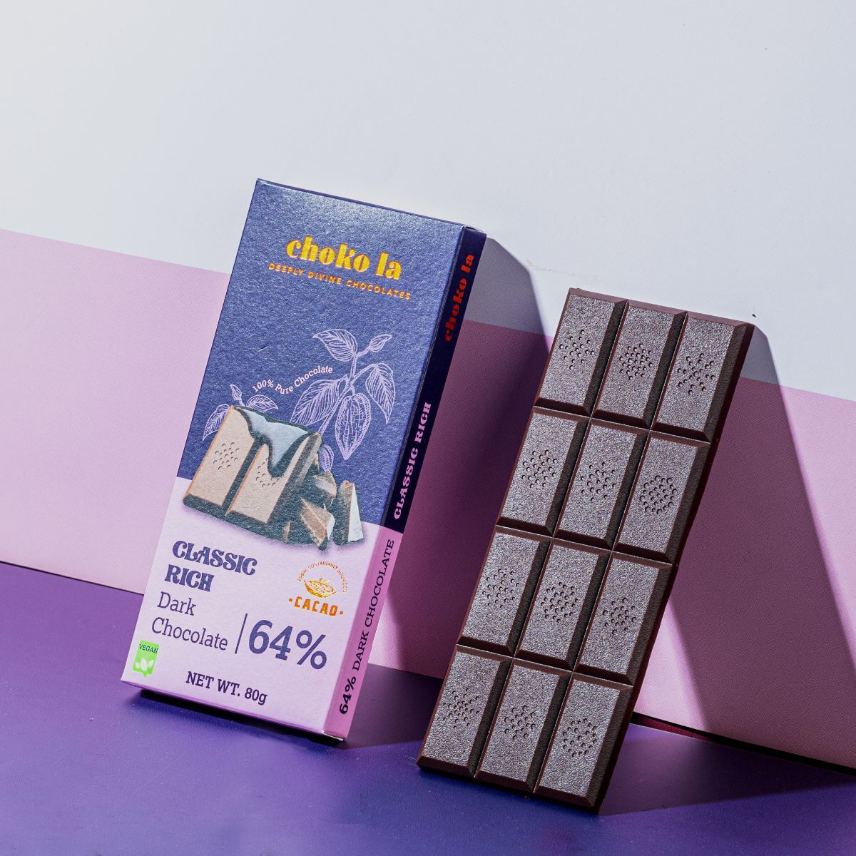 Classic Rich 64% Dark Chocolate Bar
