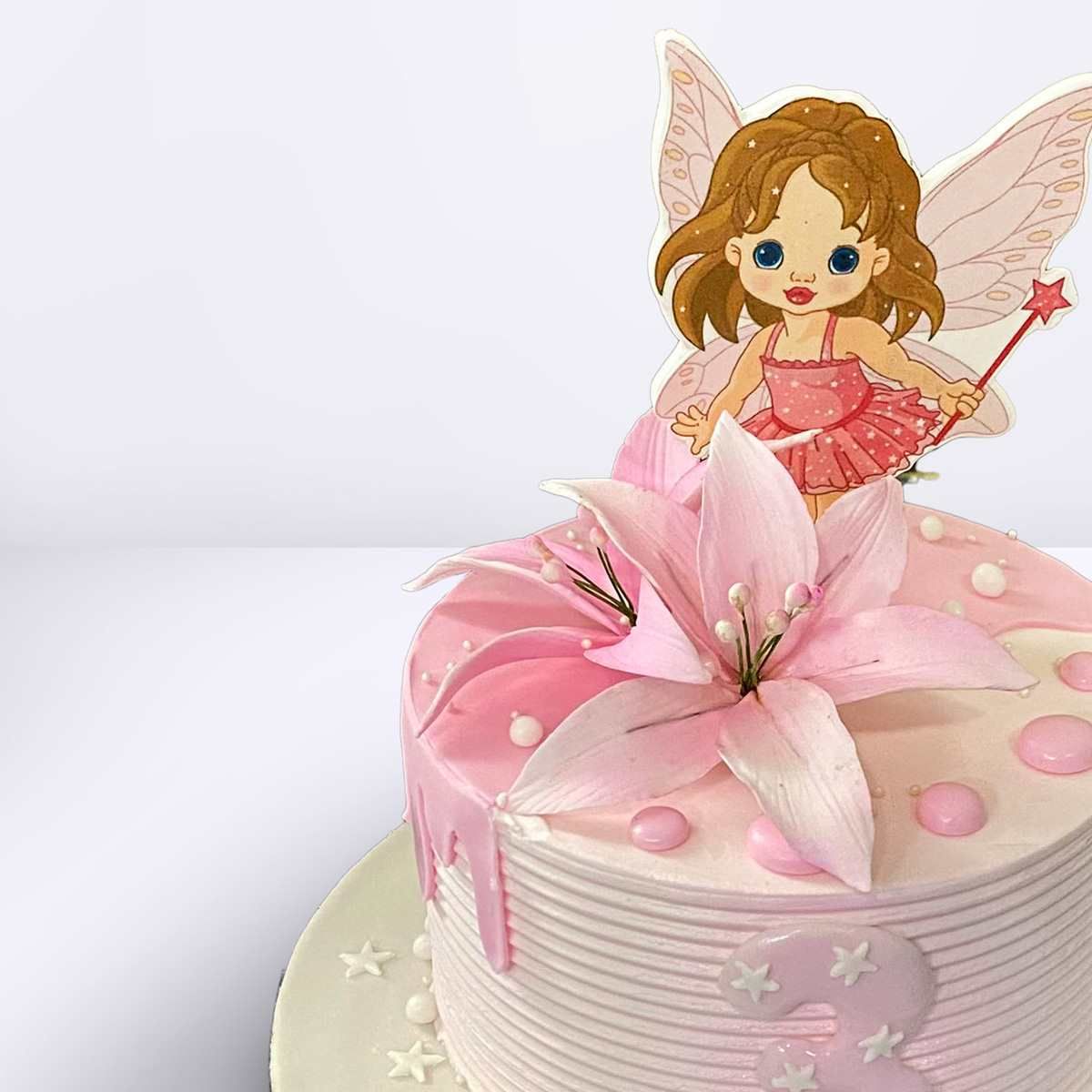 Pink Petal Paradise Cake