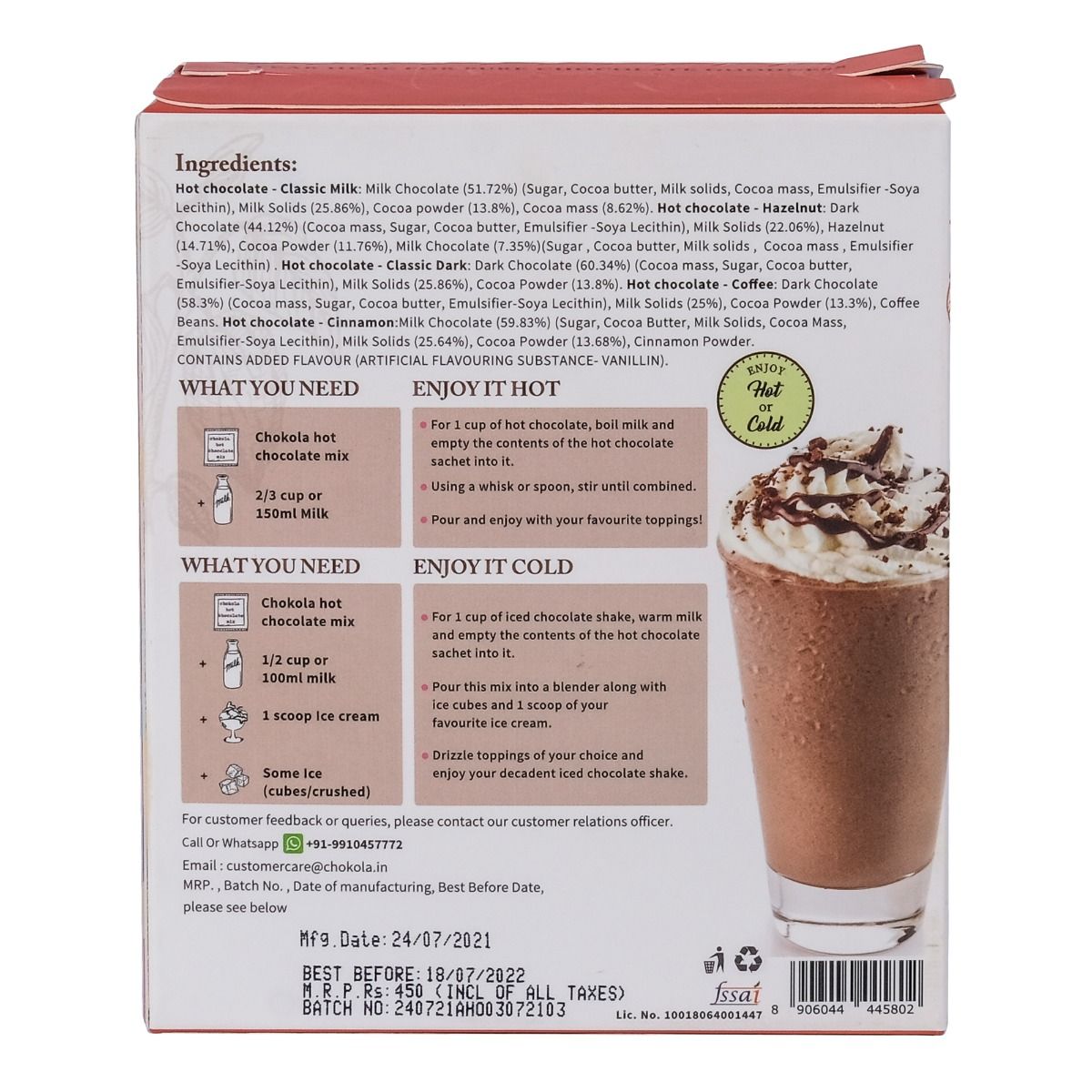 Hot Chocolate - Assorted Flavors