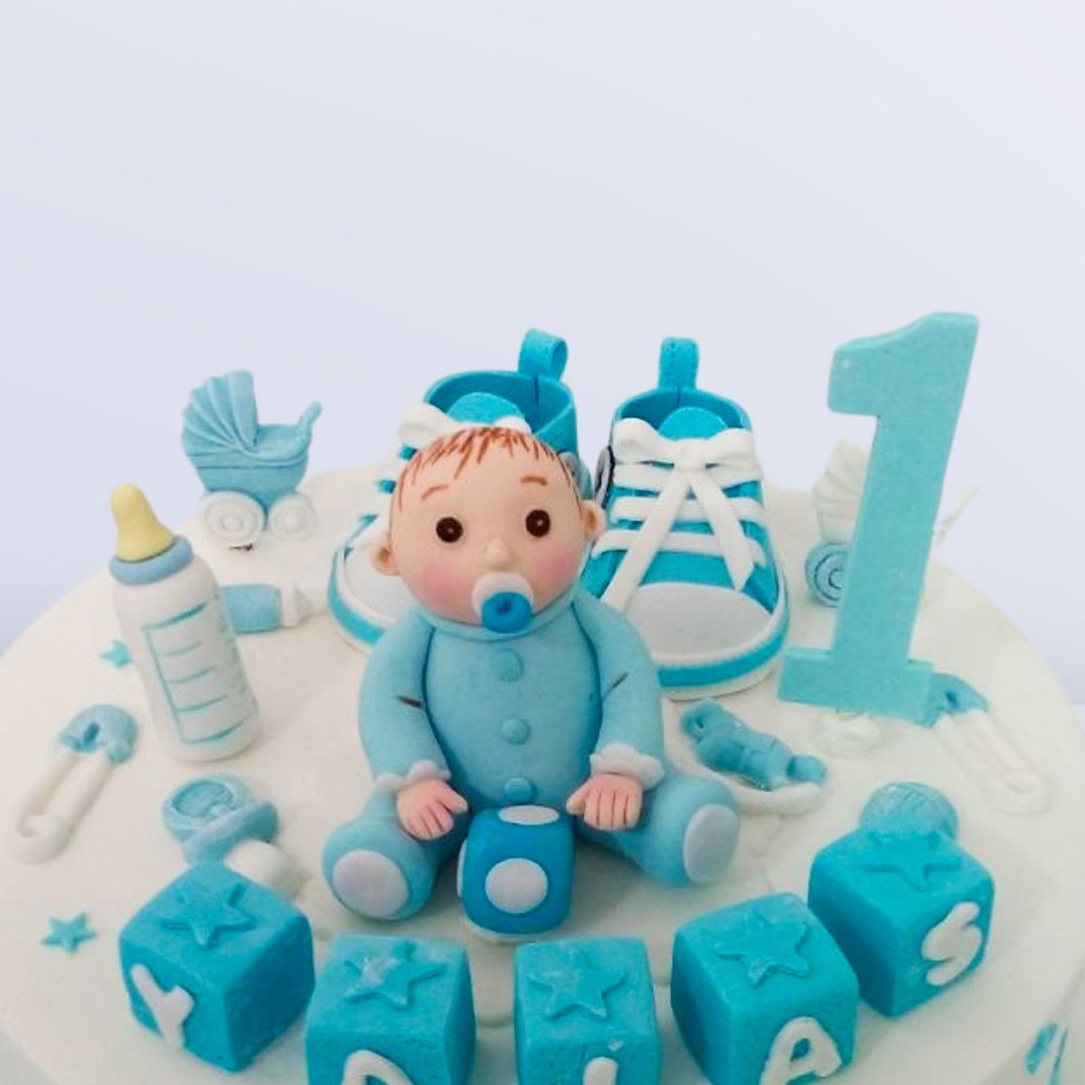 Baby Boy Theme Cake