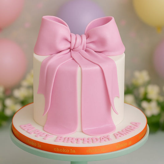 Bow Theme Cake