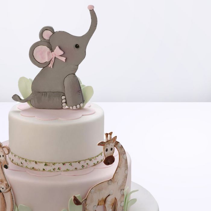 Jungle Safari Baby Shower Cake