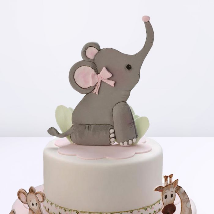 Jungle Safari Baby Shower Cake