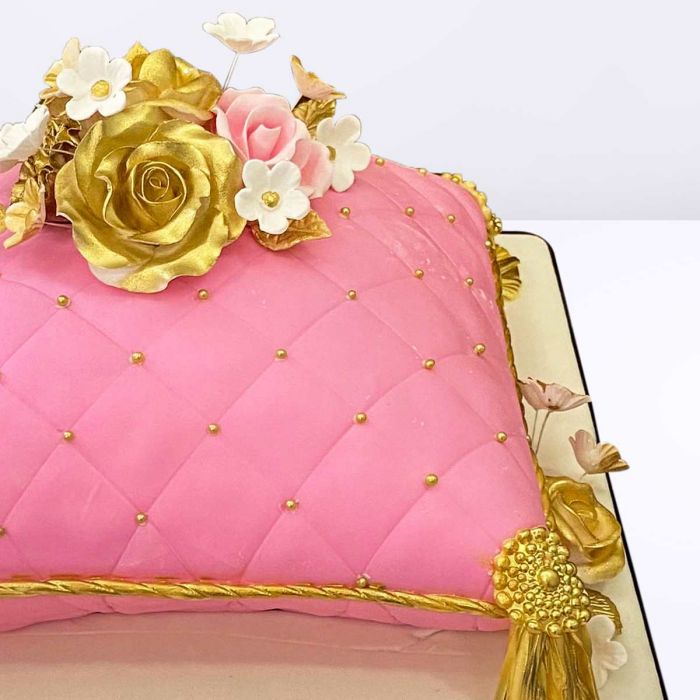 Pretty in Pink Pillow Cake