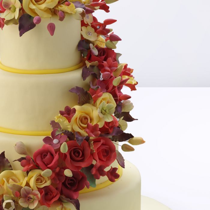 Rose Wedding Cake