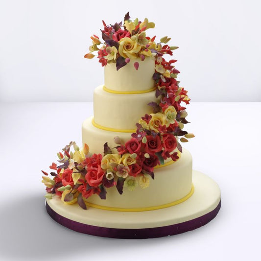 Rose Wedding Cake