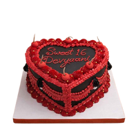 Heart Shape Theme Designer Cake