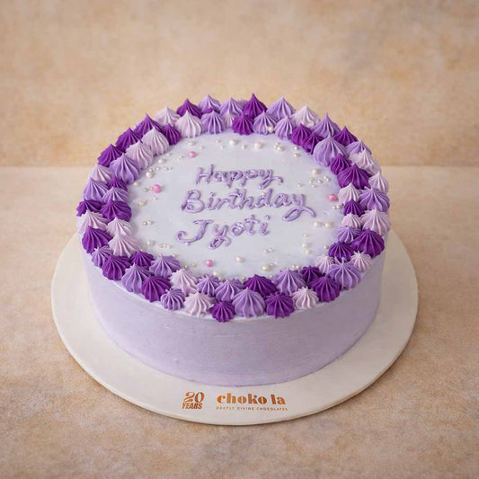 Lavender Theme Cake