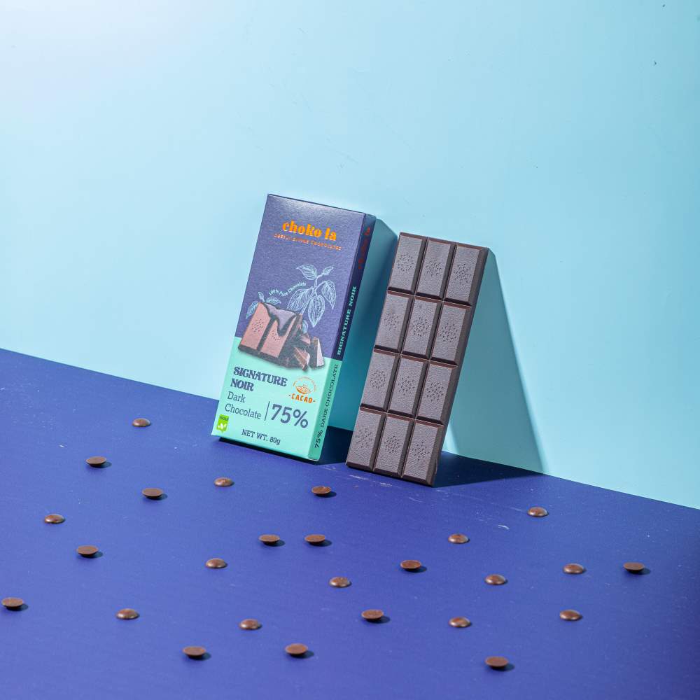 Signature Noir 75% Dark Chocolate Bar – Choko La