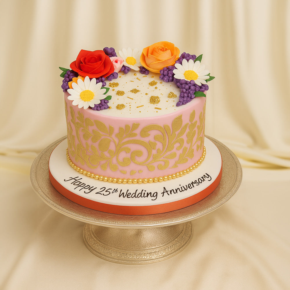 Pink Theme Cake