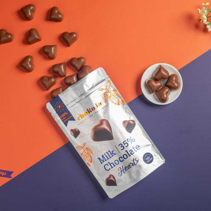 35% Milk Chocolate Hearts Pack