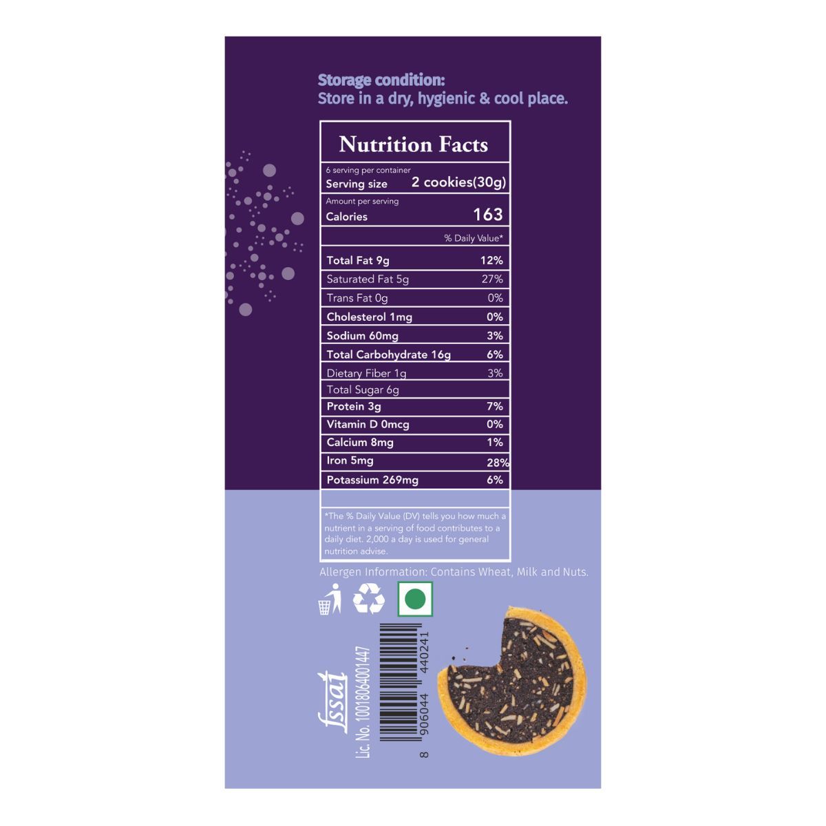 Cocoa Almond Cookies