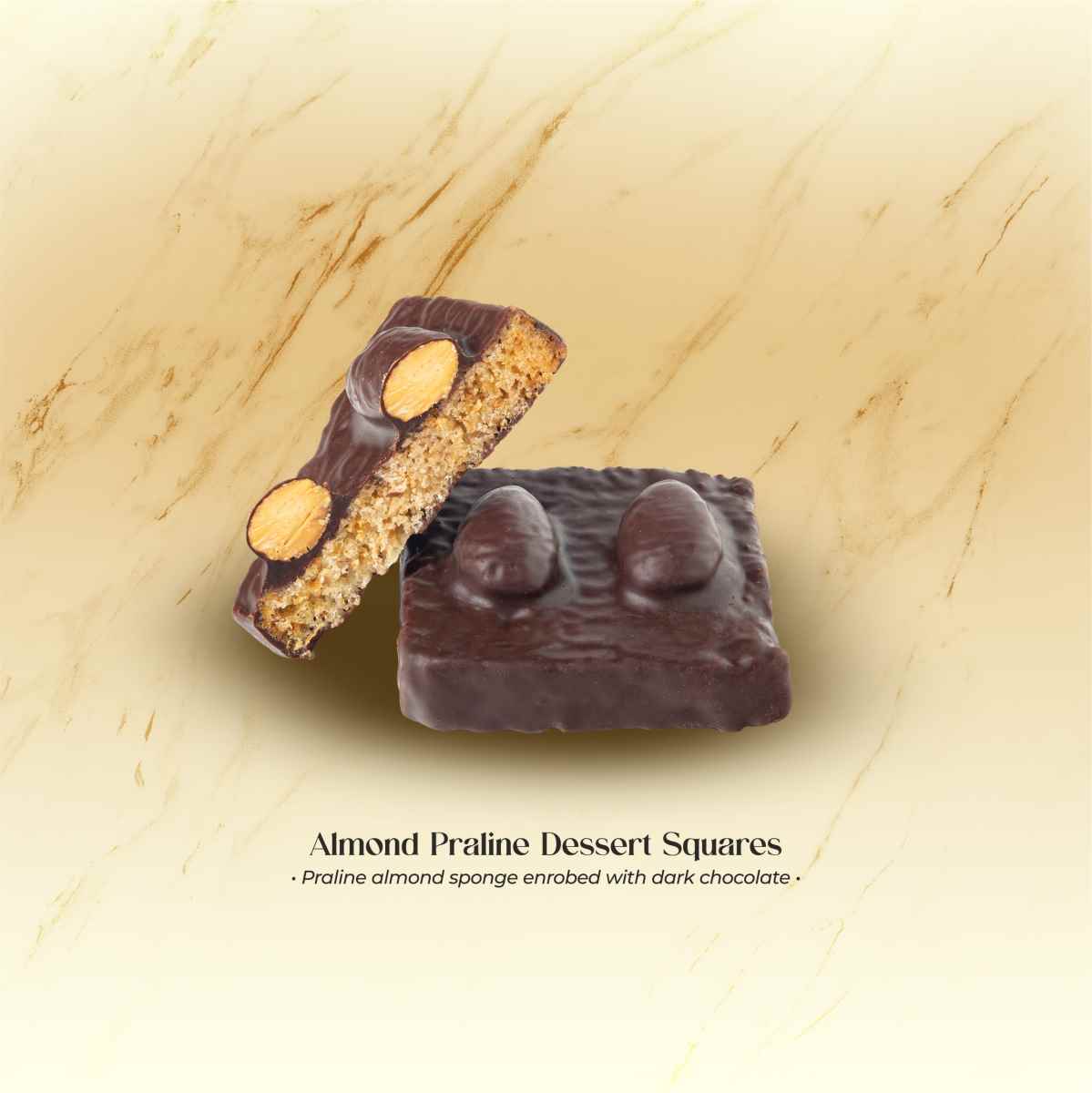 Almond Praline Dessert Squares