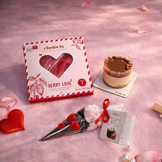 Berry Love Valentine Dessert Combo