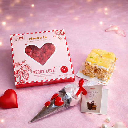 Berry Love Valentine Dessert Combo
