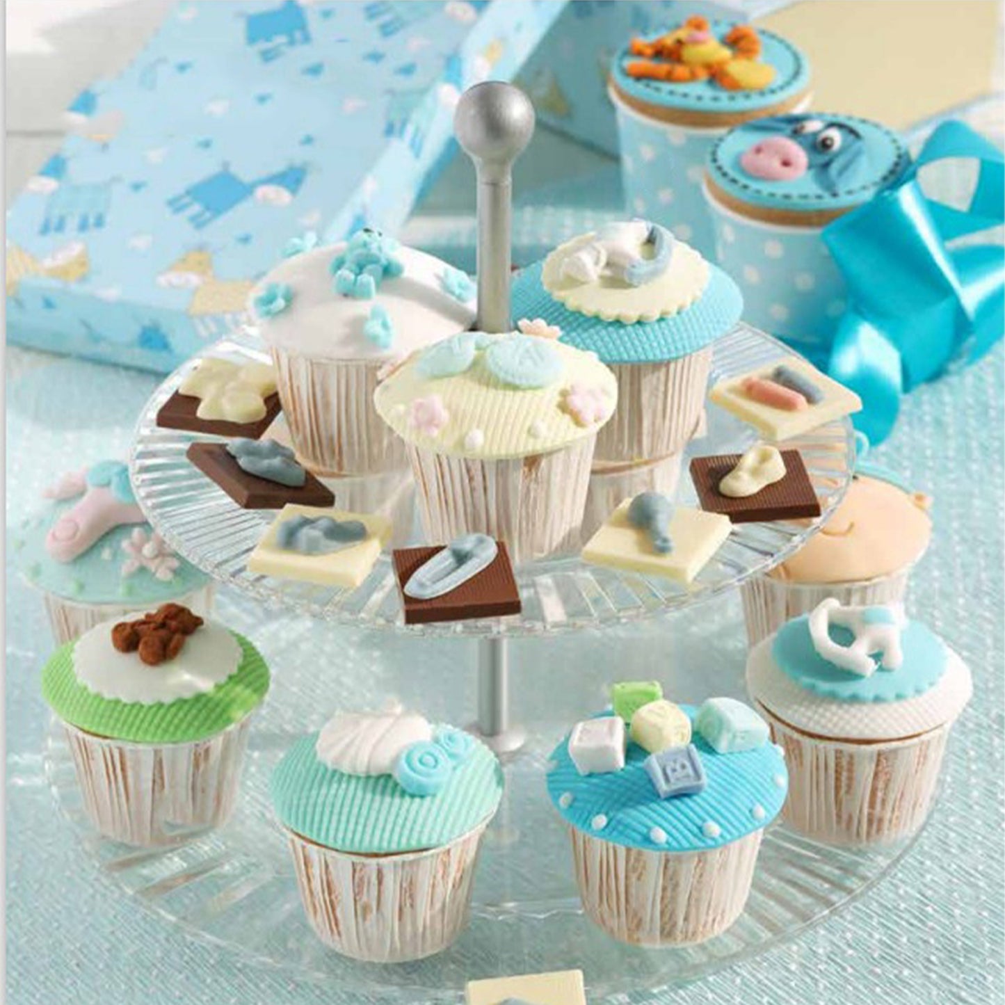 Blue Theme Dessert Table Setup