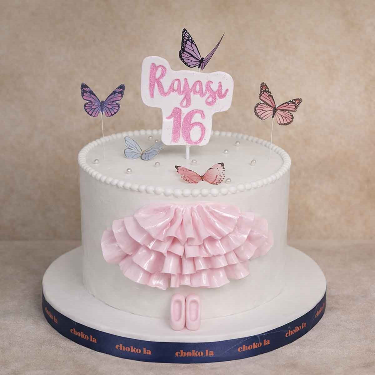 Butterfly Barbie Theme Designer Cake