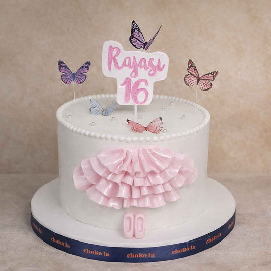 Butterfly Barbie Theme Designer Cake