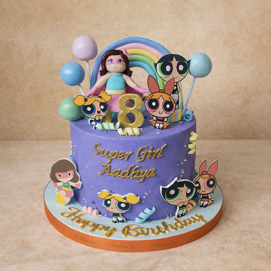 Powerpuff Girls Theme Designer Cake
