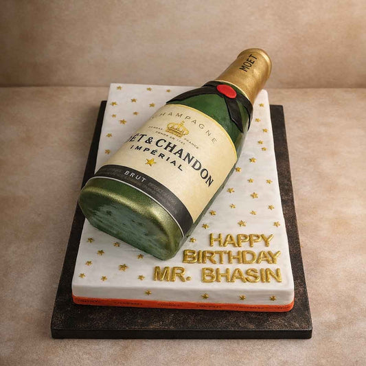 Champagne Celebration Theme Designer Cake