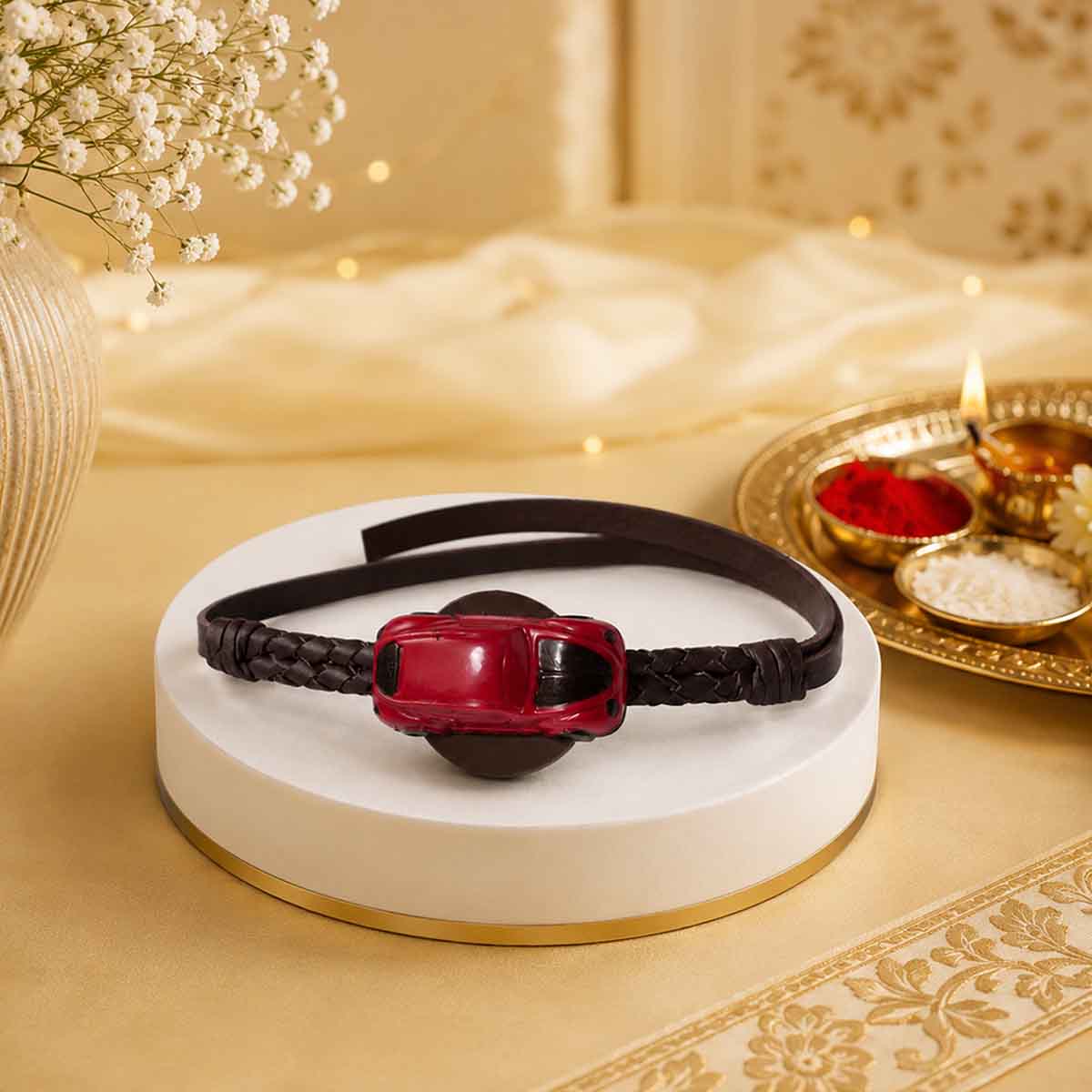 Chocolate Car Shape Rakhi