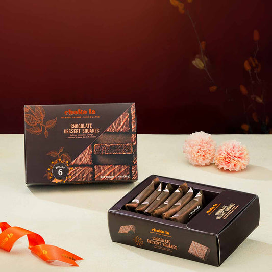 Chocolate Dessert Squares Gift Box
