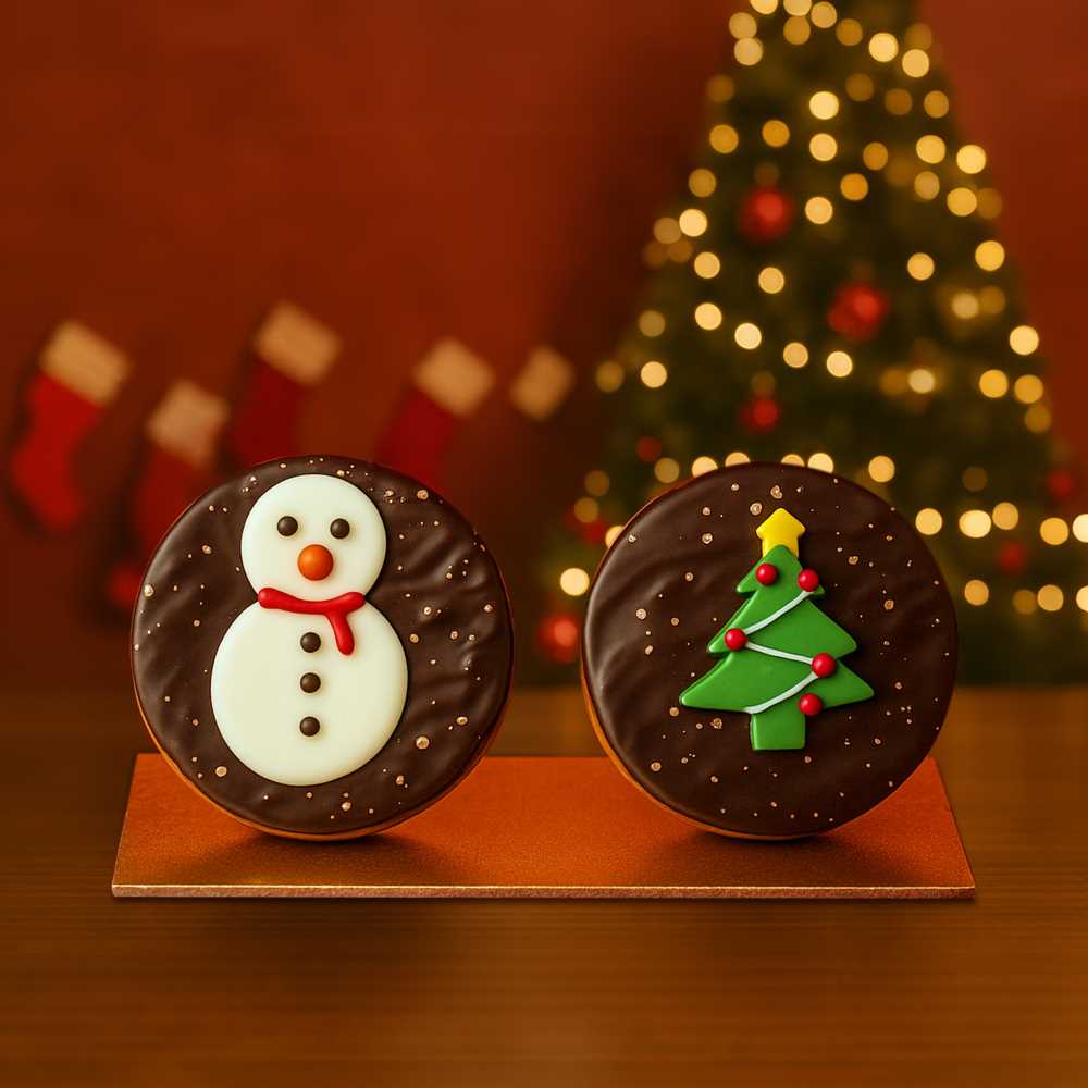 Chocolate Dipped Deco Cookies