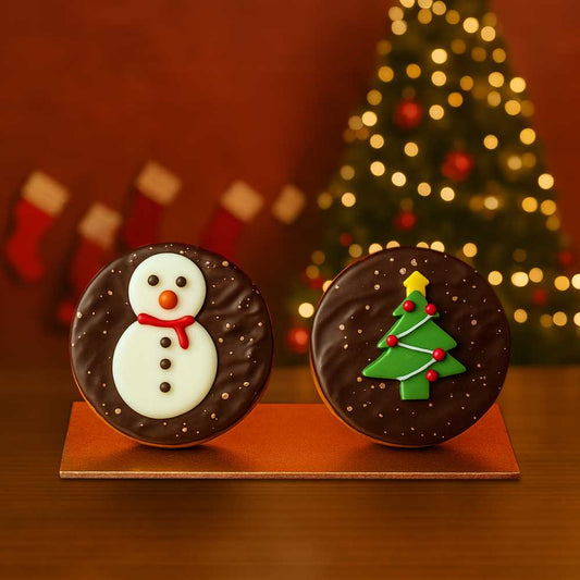 Chocolate Dipped Deco Cookies