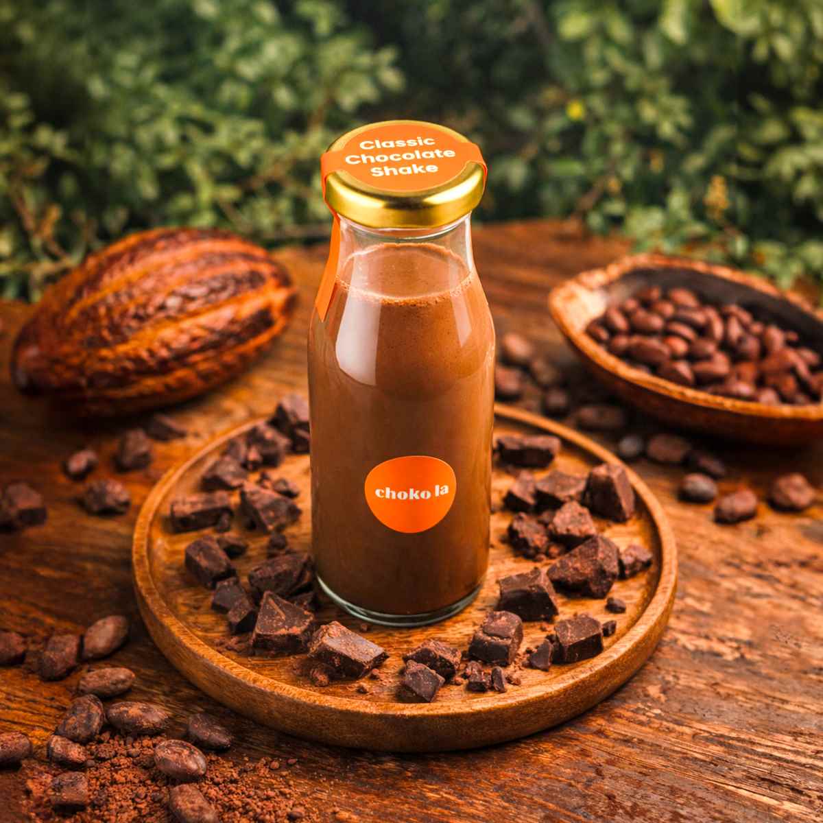 Classic Dark Chocolate Shake Summertime Beverages