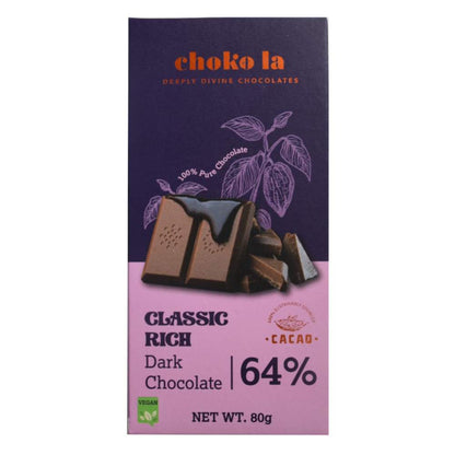 Classic Rich 64% Dark Chocolate Bar