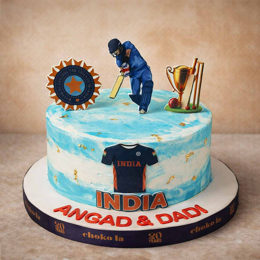 Cricket Theme Designer Cake