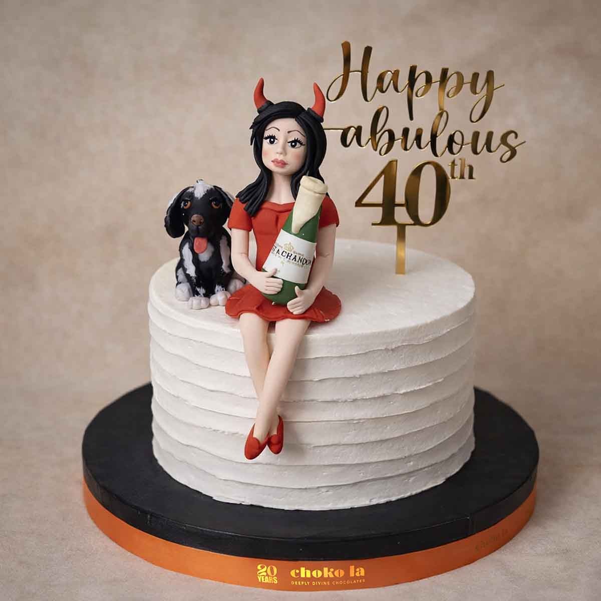 Devil Diva Theme Designer Cake 