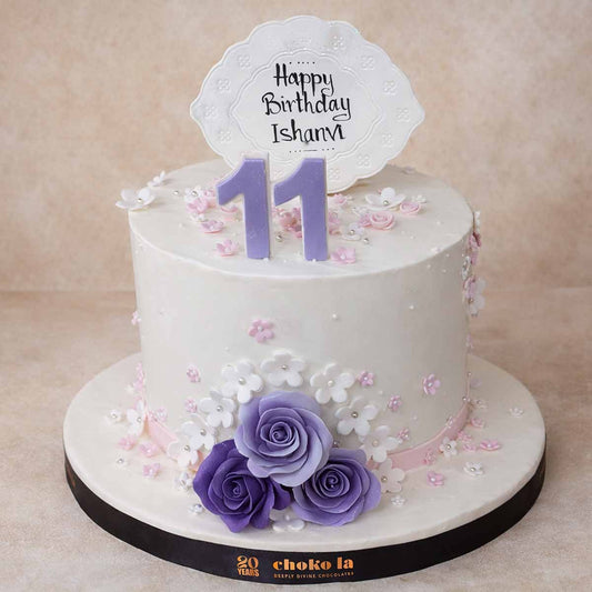 Floral Fantasy Theme Designer Cake